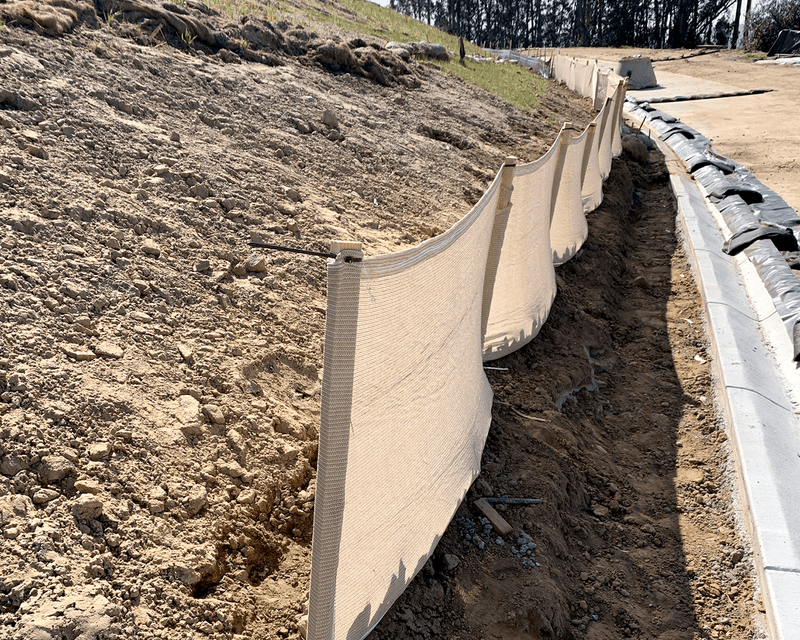 Load image into Gallery viewer, Evoguard pro weather barrier setup on a hillside