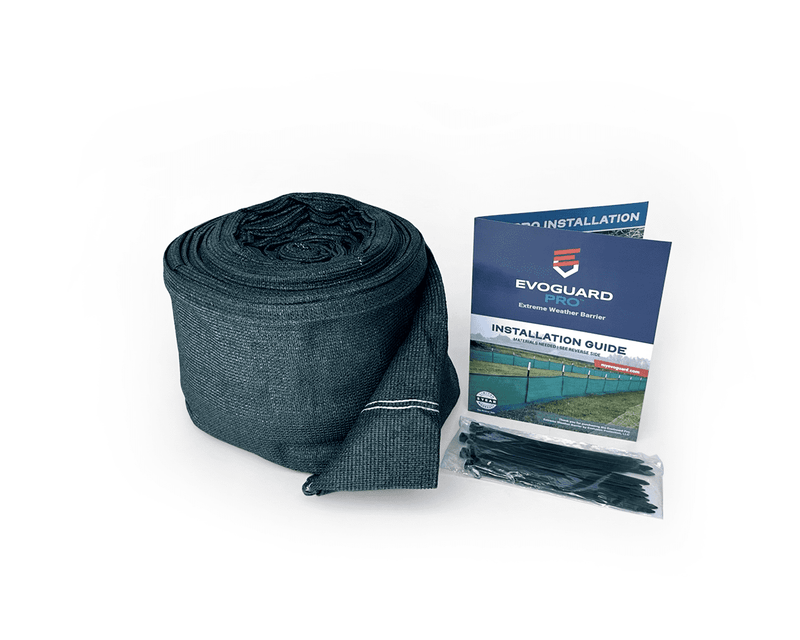 Load image into Gallery viewer, Green Evoguard pro product partially unraveled next to installation guide