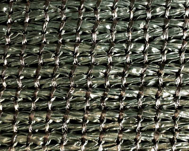 Load image into Gallery viewer, Close up of green evoguard pro 2x100 weather barrier product that looks like mesh