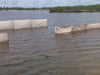 Weather barriers in water